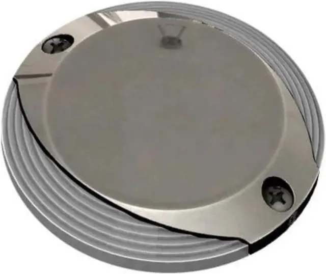 Alt view image 2 of 4 - Lumitec Scallop Surface Mount Pathway Light - Spectrum RGBW/Warm White - Stainless Steel Housing
