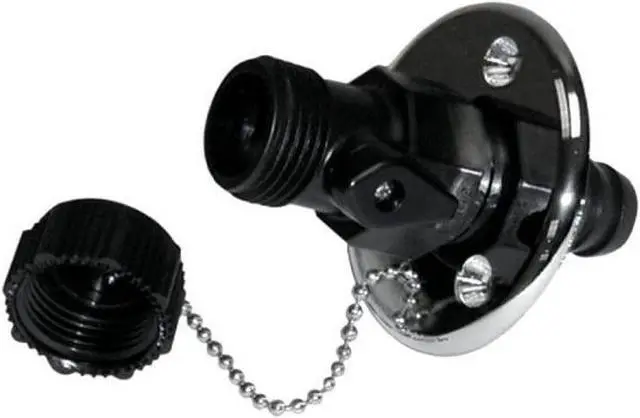 Alt view image 2 of 2 - T-H Marine Washdown Valve w/Chrome Base