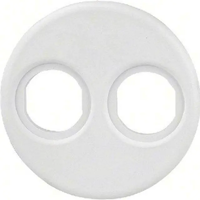 Alt view image 2 of 2 - Sea-Dog 4" Gauge Power Socket Adapter Mounting Plate - White