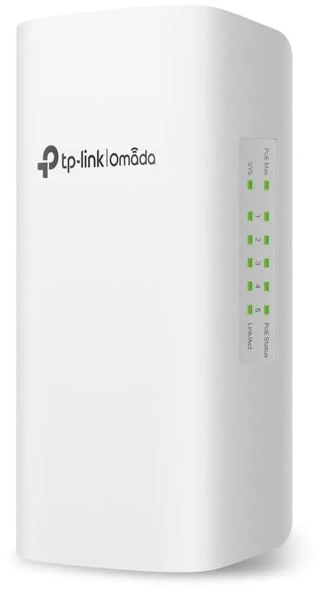 Alt view image 2 of 4 - TP-Link Omada 5-Port Gigabit Smart Switch with 1 PoE++ In/4 PoE+ Out SG2005PPD