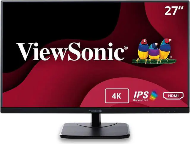 Alt view image 15 of 20 - ViewSonic VA2756-4K-MHD 27 Inch IPS 4K Monitor with Ultra-Thin Bezels, HDMI and DisplayPort Inputs for Home and Office