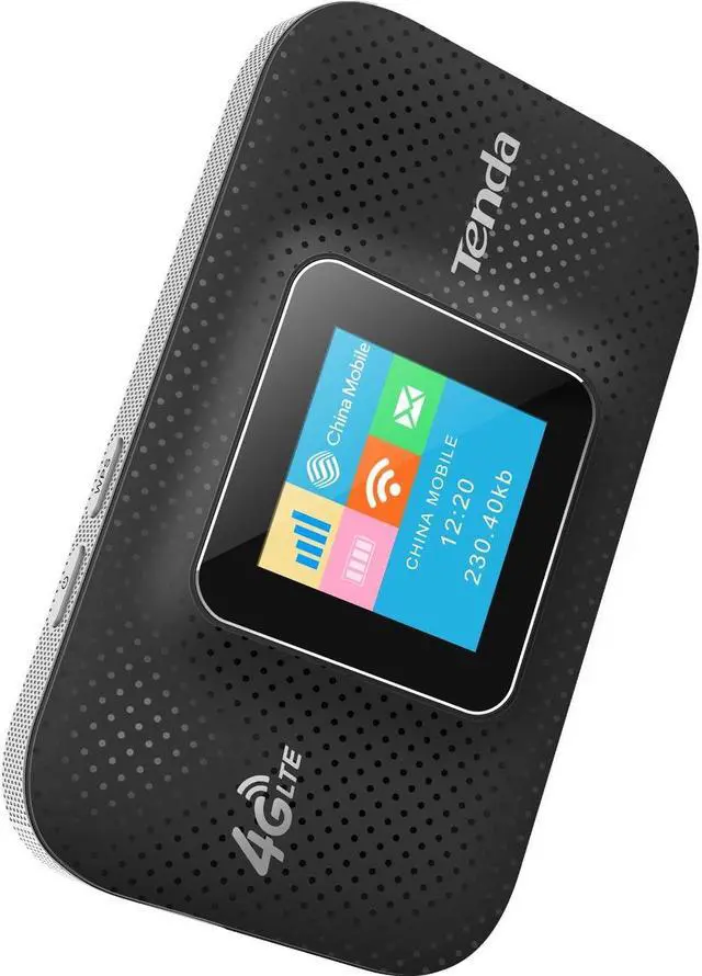 Alt view image 8 of 8 - Tenda 4G185 Wi-Fi 4 IEEE 802.11n Cellular Modem/Wireless Router - 4G - DC-HSPA+, LTE, EDGE - 2.40 GHz ISM Band - 2 x Antenna(2 x Internal) - 18.75 MB/s Wireless Speed - USB - Portable