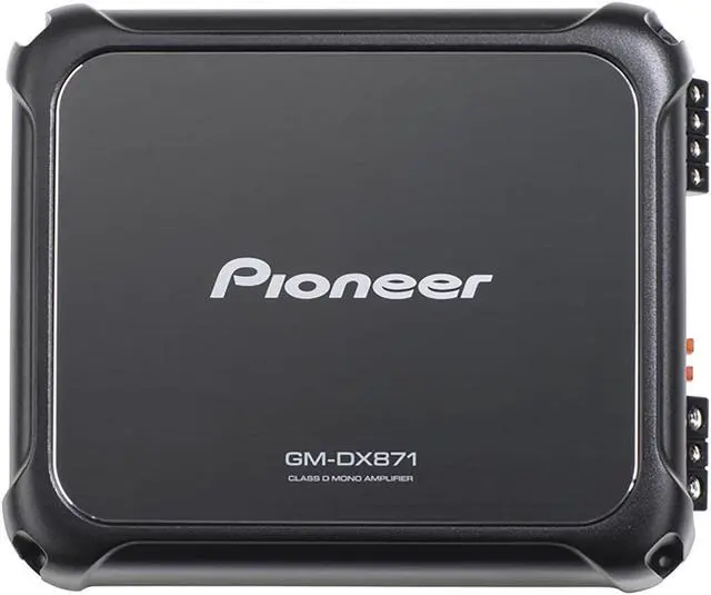 Alt view image 18 of 20 - Pioneer GM-DX871 Class D 1600W RMS Digital Mono Amplifier w/ Wired Bass Remote