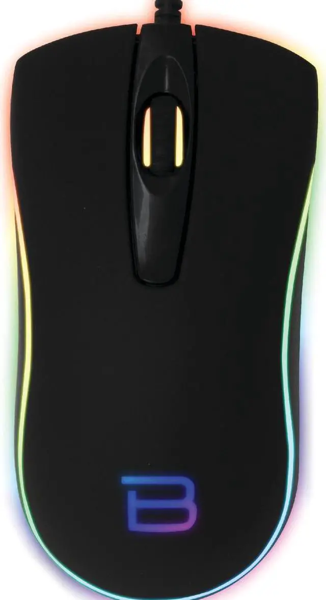 Alt view image 5 of 5 - bytech bymswr107bk bytech 3d light up gaming mouse