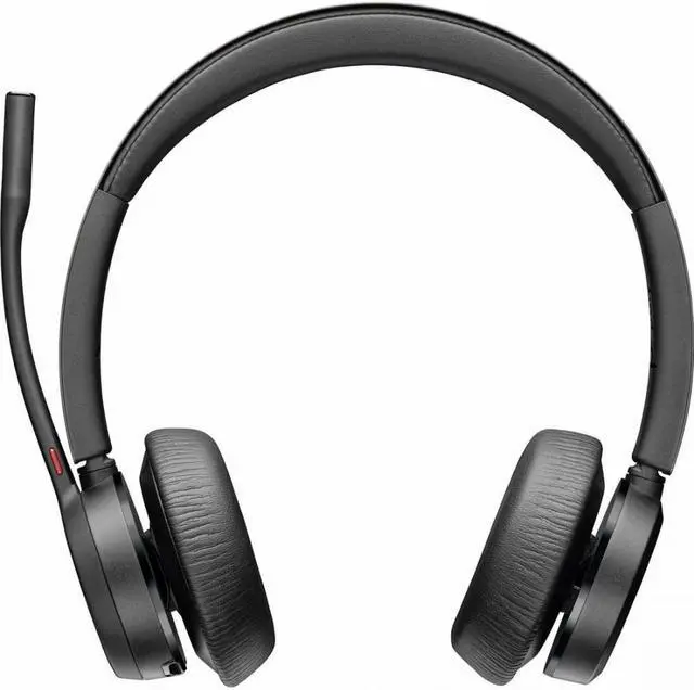 Main image of Poly VOYAGER 4300 UC 4320 Headset - Stereo - USB Type A - Wired/Wireless - Bluetooth - 164 ft - 20 Hz - 20 kHz - Over-the-head - Binaural - Ear-cup - 4.92 ft Cable - Noise Cancelling MicrophoneTAA Com