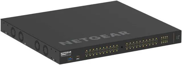 Alt view image 10 of 10 - NETGEAR 40x1G PoE+ 960W and 8xSFP+ Managed Switch | AV Line M4250-40G8XF-PoE+, GSM4248PX