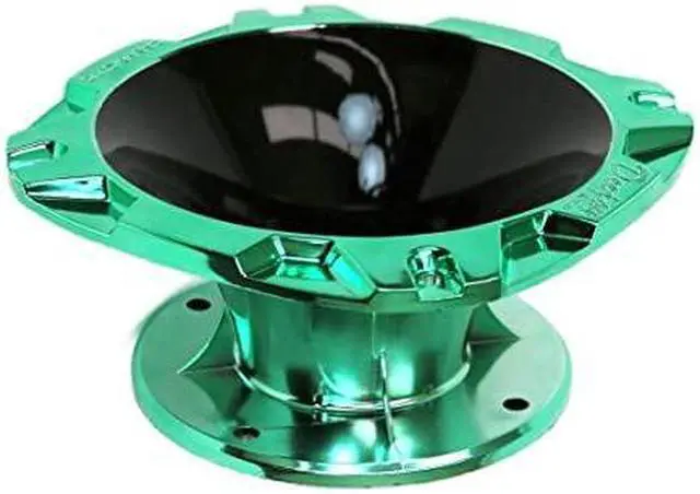 Alt view image 2 of 2 - Deejay Led TBH2INSHORTBKGRE Djl Short 2" Bolt On Horn Black Green