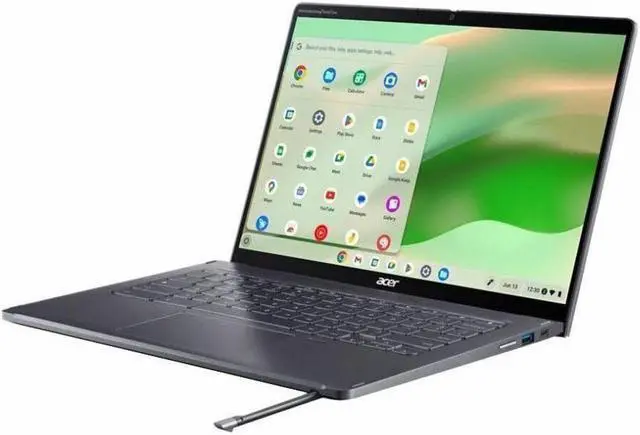 Alt view image 2 of 3 - Acer Chromebook   14" Touchscreen 2 in 1 Chromebook - WUXGA - 1920 x 1200 - Intel Core i3 13th Gen i3-1315U Hexa-core (6 Core) 1.20 GHz - 8 GB Total RAM - 256 GB SSD - Iron Model CP714-2WN-320J
