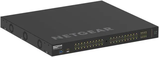 Alt view image 10 of 10 - NETGEAR 40x1G PoE+ 480W and 8xSFP Managed Switch | AV Line M4250-40G8F-PoE+, GSM4248P