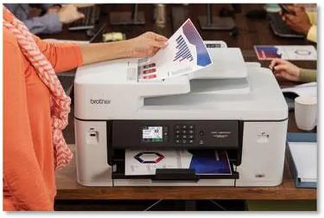 Alt view image 9 of 10 - Brother MFC-J6540DW Business Color All-in-One Inkjet Printer