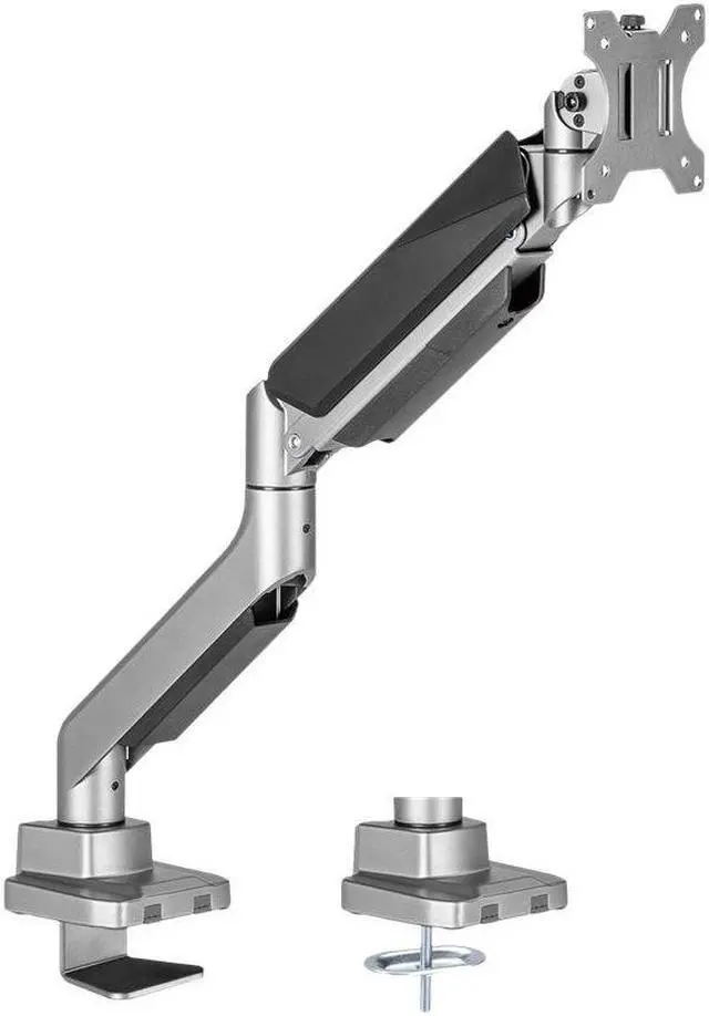 Alt view image 8 of 15 - Amer Mounts Heavy Duty Single Monitor Mount Articulating Arm