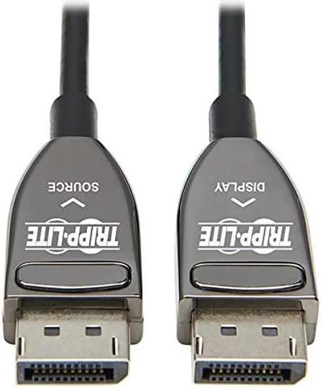 Alt view image 5 of 9 - Tripp Lite DisplayPort Fiber Active Optical Cable AOC 8K 60Hz CL3 M/M 25M (P580F3-25M-8K6)