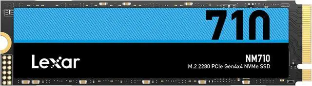 Alt view image 2 of 3 - Lexar SSD LNM710X002T-RNNNU 2TB NM710 M.2 2280 PCle Gen4x4 NVMe SSD