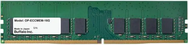 Alt view image 7 of 11 - Buffalo 16GB (1x16GB) DDR4 2666MHz PC4-21333 SDRAM Memory Model OP-ECCMEM-16G