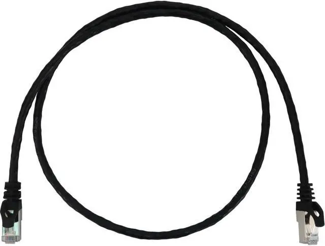 Alt view image 6 of 9 - Tripp Lite Cat6a 10G Snagless Shielded Slim STP Ethernet Cable (RJ45 M/M), PoE, Black, 3 ft. (0.9 m) - 3 ft Category 6a Network Cable for Network Device, Server, Switch, Router, Hub, Printer, Computer