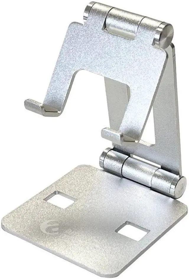 Alt view image 4 of 4 - Amer Mounts Simplicity Folding Phone Stand (Bright Aluminum)