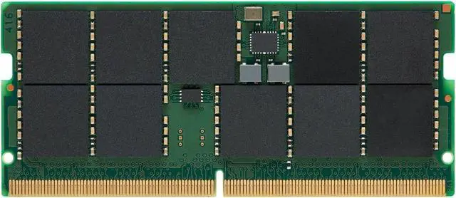 Main image of Kingston KSM48T40BD8KI-32HA 32GB DDR5 SDRAM Memory Module - For Notebook - 32 GB - DDR5-4800/PC5-38400 DDR5 SDRAM - 4800 MHz Dual-rank Memory - CL40 - 1.10 V - ECC - Unbuffered - 262-pin - SoDIMM