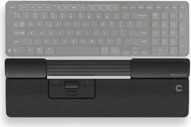 Main image of Contour Slider Mouse Pro - Wireless - Bluetooth - 2.40 GHz - Rechargeable - USB - 2800 dpi - Scroll Wheel - 6 Button(s) - 6 Programmable Button(s) - Symmetrical - 3 Month Battery Run Time