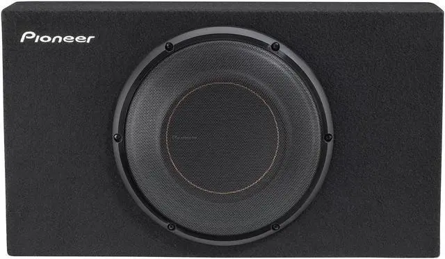 Alt view image 10 of 10 - Pioneer TS-D10LB 10" 1300W Max Power Single 2 Voice Coil Subwoofer Enclosure