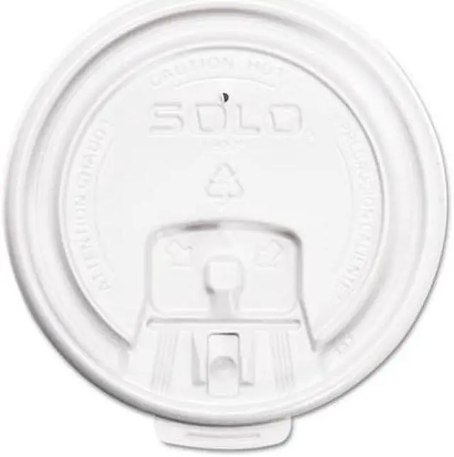 Alt view image 5 of 5 - Hot Cup Lids, White, 1000/Carton
