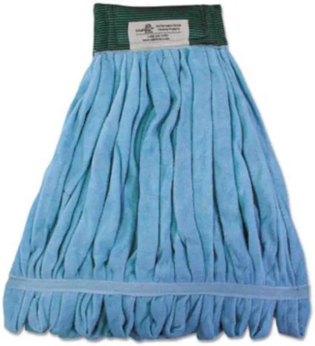 Alt view image 13 of 13 - Boardwalk Microfiber Looped-End Wet Mop Heads Medium Blue 12/Carton 12/Carton MWTMBCT