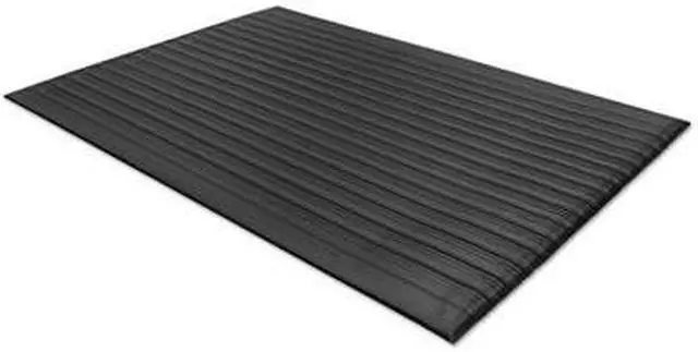 Alt view image 10 of 10 - Guardian Air Step Antifatigue Mat, Polypropylene, 24 X 36, Black 24020302
