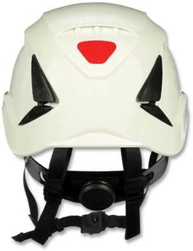 Alt view image 2 of 2 - SecureFit X5000 Series Safety Helmet 6-Point Pressure Diffusion Ratchet Suspension White 7100175570
