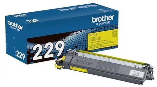 Alt view image 9 of 16 - Brother Genuine TN229Y Standard Yield Yellow Toner Cartridge