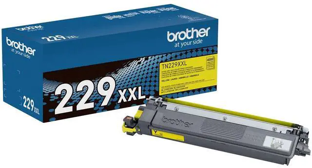 Alt view image 9 of 16 - Brother Genuine TN229XXLY Super High-yield Yellow Toner Cartridge