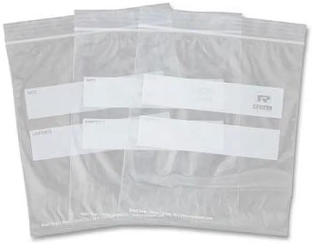 Alt view image 2 of 2 - Royal Double Zipper Quart Bags, 7" x 8", Package of 500