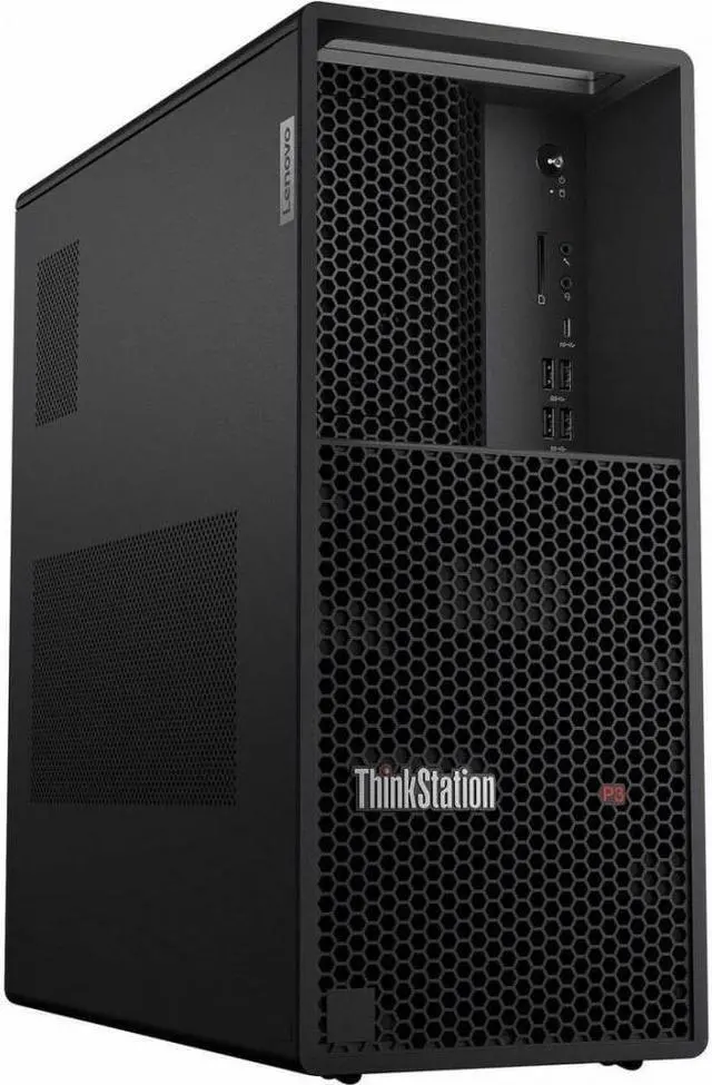 Alt view image 2 of 16 - Lenovo ThinkStation P3 30GS0062US Workstation - 1 x Intel Core i7 Hexadeca-core (16 Core) i7-13700 13th Gen 2.10 GHz - 16 GB DDR5 SDRAM RAM - 512 GB SSD - Tower - Intel W680 Chip - Windows 11 Pro - In