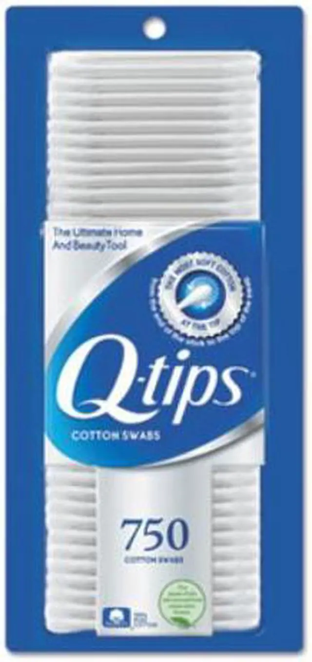 Alt view image 14 of 14 - Q-tips Cotton Swabs 750/Pack 09824PK