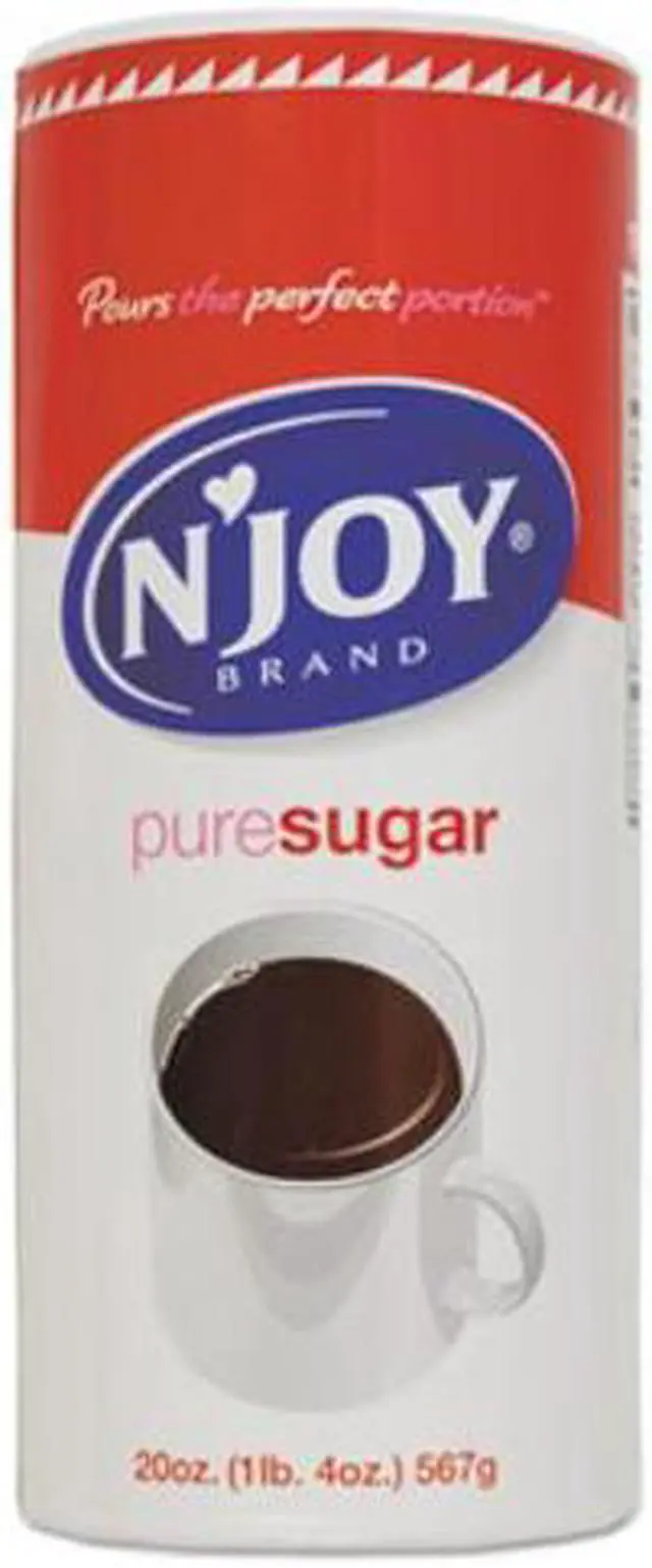 Alt view image 5 of 5 - Sweetener Packets, N'Joy Sugar, 20 Oz, Pack Of 3 Canisters