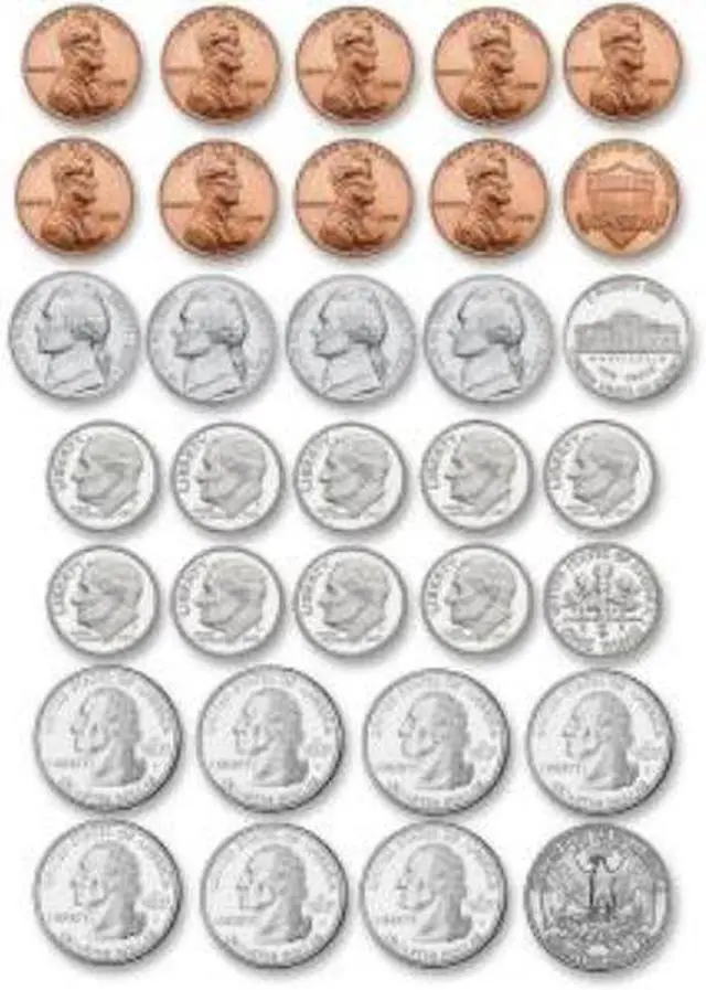 Alt view image 4 of 4 - Ashley Kid Learning Magnetic Coin 10067