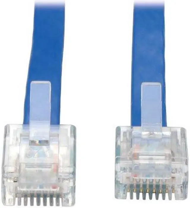 Alt view image 11 of 12 - Tripp Lite Cisco Console Replacement Rollover Cable (M/M), RJ45, 32AWG, 10' (N205-010-BL-FCR)