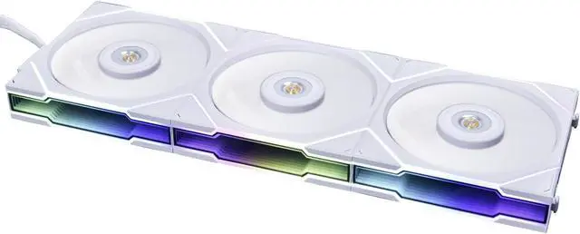 Alt view image 2 of 2 - Lian Li UNI Fan TL 120 / White/Triple Pack/with Controller -  Model 12TL3W.US