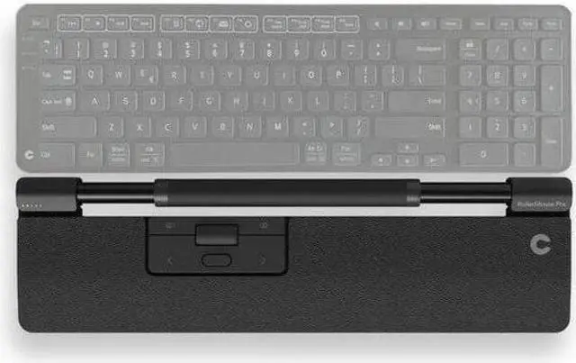 Alt view image 5 of 14 - Contour Design Wireless RollerMouse Pro with Vegan Leather Wrist Rest