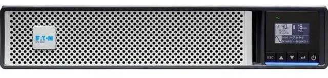 Alt view image 2 of 3 - Eaton 5PX G2 2200VA 2200W 208V Line-Interactive UPS - 2 C19, 8 C13 Outlets - Extended Run - 2U Rack-mountable - 6 Minute Stand-by - 120 V AC Input - 8x IEC 60320 C13 - 2x IEC 60320 C19  5PX2200HRTG2
