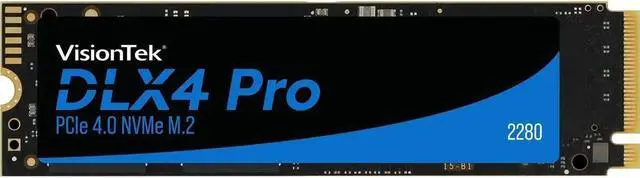 Alt view image 2 of 6 - VisionTek  1 TB DLX4 Pro Solid State Drive - M.2 2280 Internal - PCI Express NVMe PCI Express NVMe 4.0 x4 Model 901709