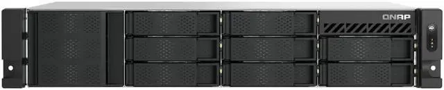 Alt view image 2 of 2 - QNAP 2U 8-BAY SHORT DEPTH RACKMOUNT NAS/ISCSI IP-SAN. INTEL ATOM C5125 8C 2.8GHZ