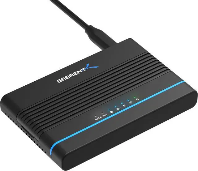 Alt view image 7 of 8 - SABRENT USB 3.2 Type C M.2 PCIe NVMe + 2.5/3.5 Inch SSD & HDD Converter [DS-UCMH]