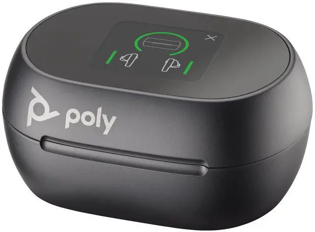 Alt view image 2 of 2 - Poly Voyager 4245 Office Headset - Mono - Wireless - Bluetooth - 328 ft - 20 Hz - 20 kHz - On-ear - Monaural - Supra-aural - Noise Cancelling Microphone