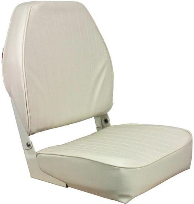 Alt view image 2 of 8 - Springfield High Back Folding Seat - White