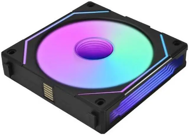 Alt view image 7 of 7 - LIAN LI UNI FAN SL INFINITY 140 REVERSED RGB BLACK - 14RSLIN1B (No controller included)