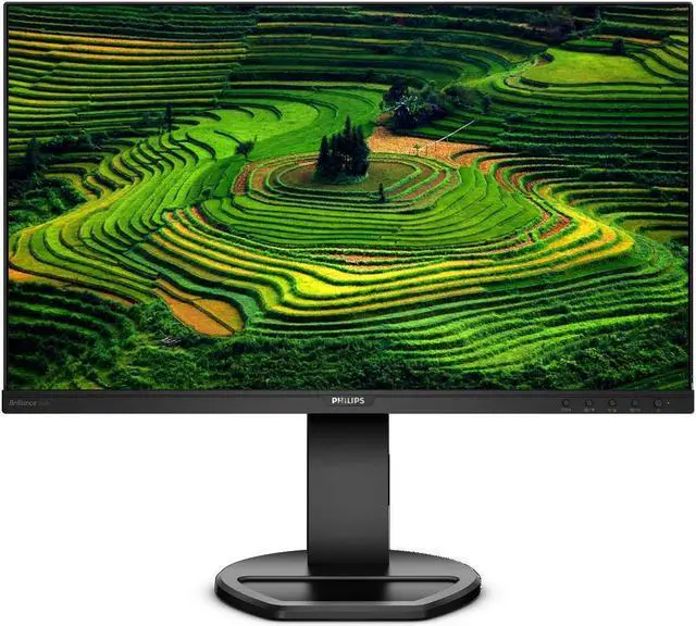 Alt view image 8 of 16 - Philips B-Line 241B8QJEB 24" Class Full HD LED Monitor - 16:9 - Textured Black - TAA Compliant - 23.8" Viewable - In-plane Switching (IPS) Technology - WLED Backlight - 1920 x 1080 - 16.7 Mi