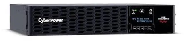 Alt view image 2 of 9 - CyberPower PR3000RT2UCN Smart App Sinewave UPS Systems - 3000VA/3000W, 100 - 120 VAC, NEMA L5-30P, 2U, Rack / Tower, Sine Wave, 9 Outlets, LCD, PowerPanel® Business