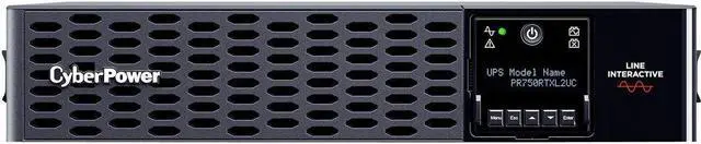 Alt view image 2 of 9 - CyberPower PR750RTXL2UC Smart App Sinewave UPS Systems - 750VA/750W, 120 VAC, NEMA 5-15P, 2U, Rack / Tower, Sine Wave, 8 Outlets, LCD, PowerPanel® Business
