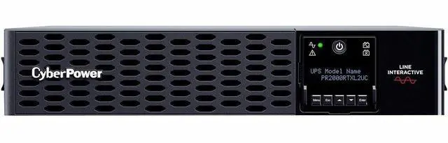 Alt view image 2 of 9 - CyberPower PR2000RTXL2UC Smart App Sinewave P2000VA/2000W Sine wave UPS 2U 8 x NEMA 5-20R 10ft cord cloud 2U 8XNEMA 5-20R 10 ft cord cloud Rack/Tower UPS