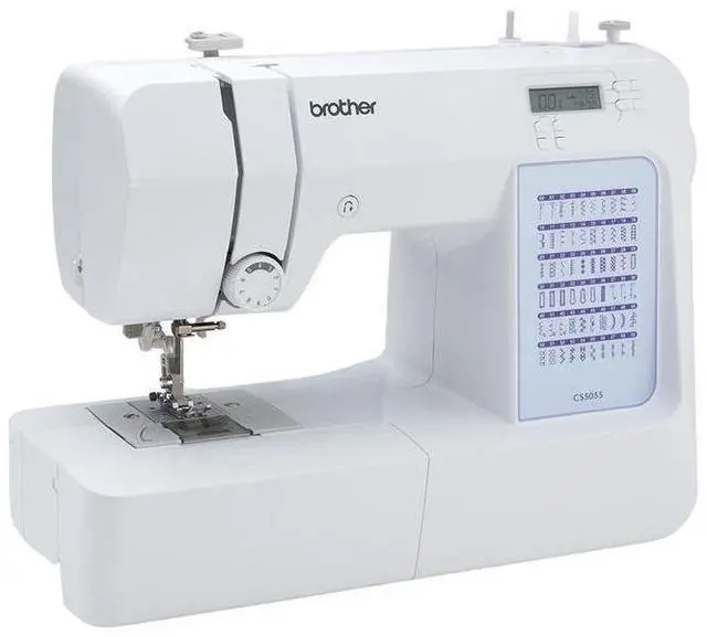 Alt view image 3 of 3 - Brother CS5055 60-Stitch Computerized Sewing Machine, White