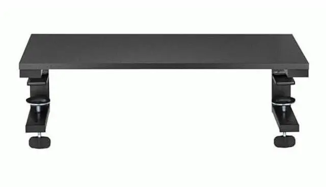 Alt view image 2 of 2 - V7 DT1RSC Clamp Mount for Monitor, Printer, Notebook - Height Adjustable - 10" to 32" Screen Support - 44 lb Load Capacity